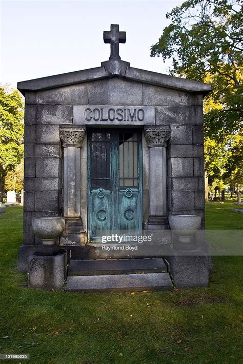 mafia crime boss james colosimo s crypt sits at oak woods cemetery news photo getty images