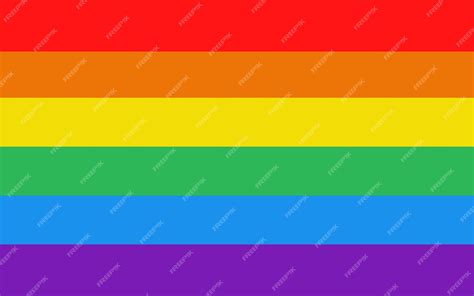 bandera lgbt vectorial bandera del arco iris orgullo lgbtq vector premium