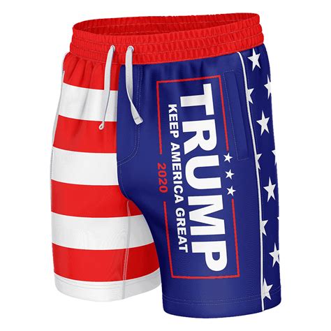 Trump Kag American Flag Swim Trunks American Af Aaf Nation