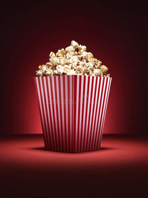 Cinema Popcorn Box Stock Image Stock Photo Image Of Space