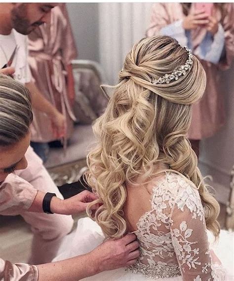 Penteados Semi Preso Para Noivas Bride Hairstyles For Long Hair