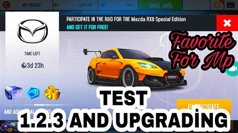 Asphalt 8 - R&D - Mazda RX8 Special Edition - Lab.001 - Test .1.2.3 All
