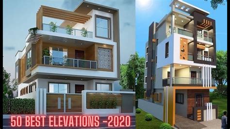 Best 50 Modren Front Elevation Designs For 2 Floor Double Floor House
