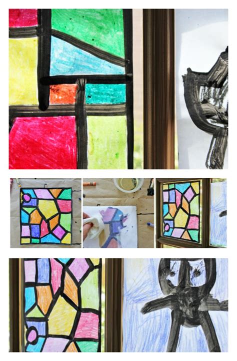Faux Stained Glass Using Some Simple Materials Babble Dabble Do