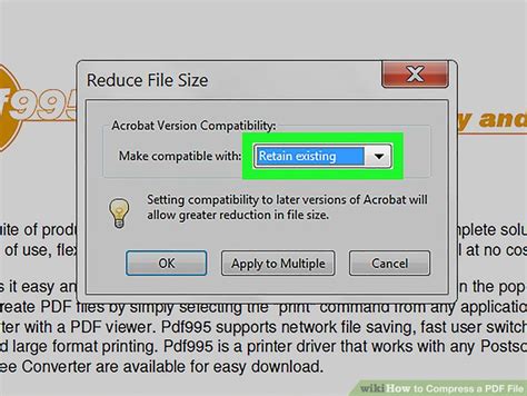 3 Ways To Compress A Pdf File Wikihow