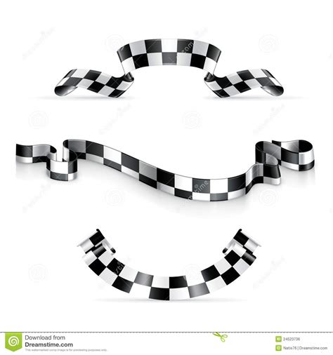 Maybe you would like to learn more about one of these? Checkered ribbons stock vector. Illustration of collection ...
