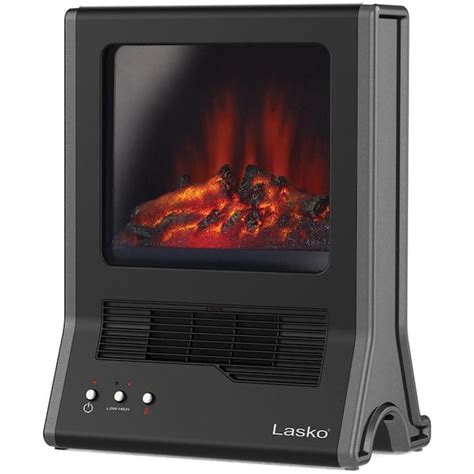 Lasko 1500 Watt Ceramic Flat Panel Indoor Electric Space Heater In The