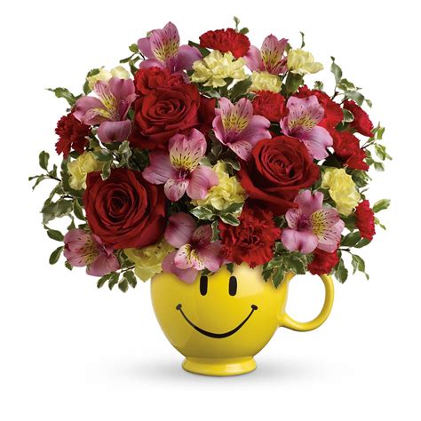• try to make sure someone can keep the recipient at the drop off location at the time of delivery. Send So Happy You're Mine Bouquet by Teleflora in ...
