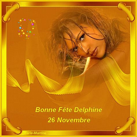 Gif animé bonne fête Delphine photos leblog de Marie Martine