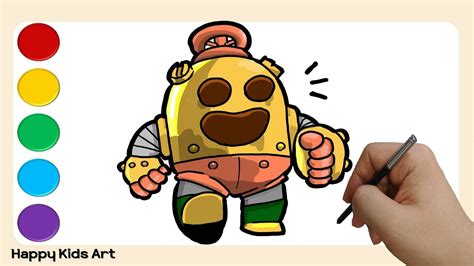 Each brawler has their own skins and outfits. Drawing Robot Spike From Brawl Stars Summer NEW Skin ...