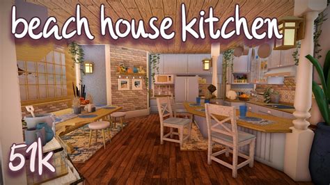 Bloxburg Beach Themed Kitchen Youtube
