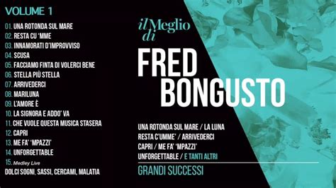 Il Meglio Di Fred Bongusto Vol1 Il Meglio Della Musica Italiana