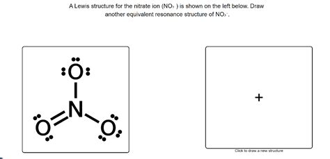 Solved A Lewis Structure For The Nitrate Ion NO3 Is Shown Chegg
