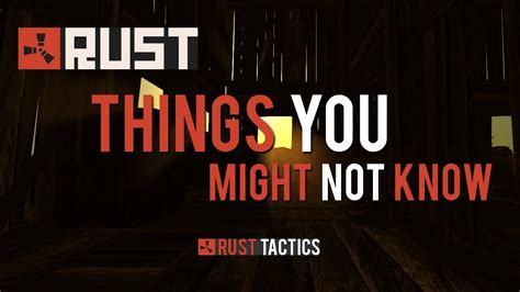 Rust Tactics Things You Might Not Know Part 1 Youtube Hot Sex Picture