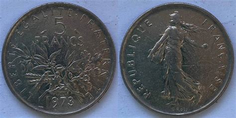 France 5 Francs 1973 Ma Shops