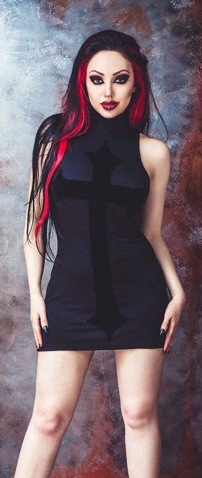 Dani Divine Punk Normal Hair Leggings Perfect Makeup Goth Girls Gothic Fashion Costume