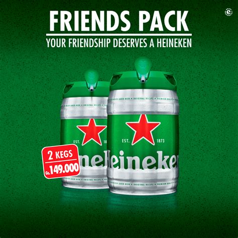 Cerveza 5lt Heineken Barril X 2 Un Pack Superseis Online