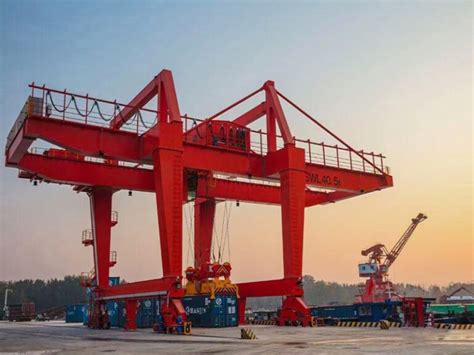 Rail Mounted Gantry Crane Container Handling Machine