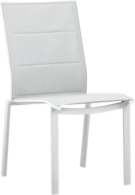 Solana White Colorswhite Aluminum Outdoor Side Chair Rooms To Go