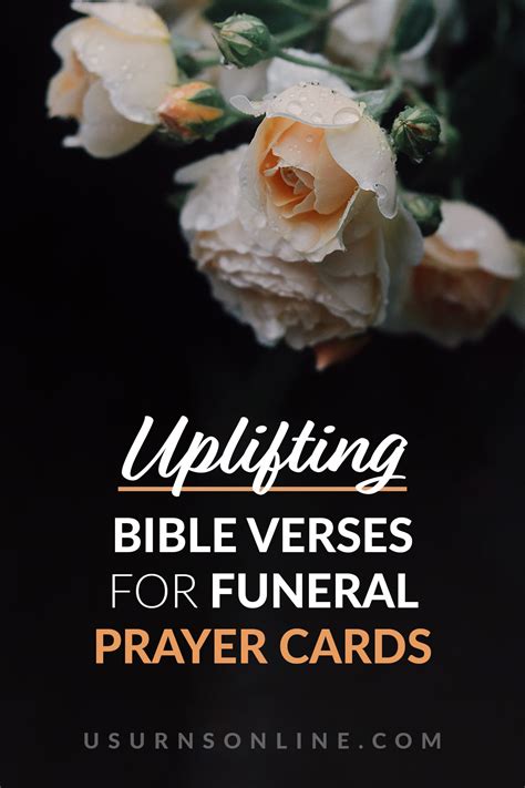 25 Uplifting Bible Verses For Funeral Prayer Cards Urns Online