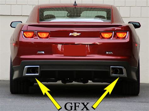 Mrt 91a178 Axle Back Exhaust Gfx Camaro Ss With Factory Ground Effects