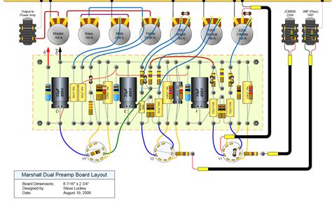 Marshall Dsl40c Circuit Diagram Diagram Wiring Power Amp