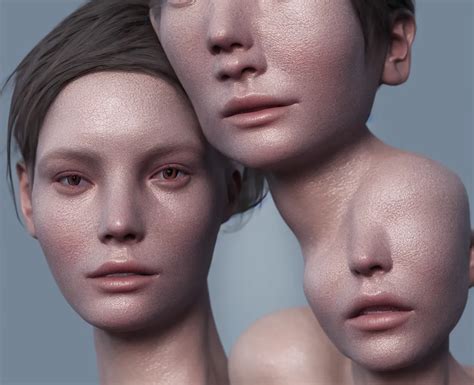 Realistic Skin Rendering With Pores And Flexible Skin Stable