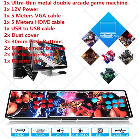 2017 Metal Pandora Box 4s Home Arcade Machine Joystick Hd 815 In 1