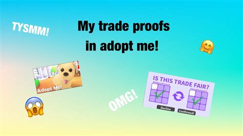My Trade Proofs Adopt Me Roblox Youtube