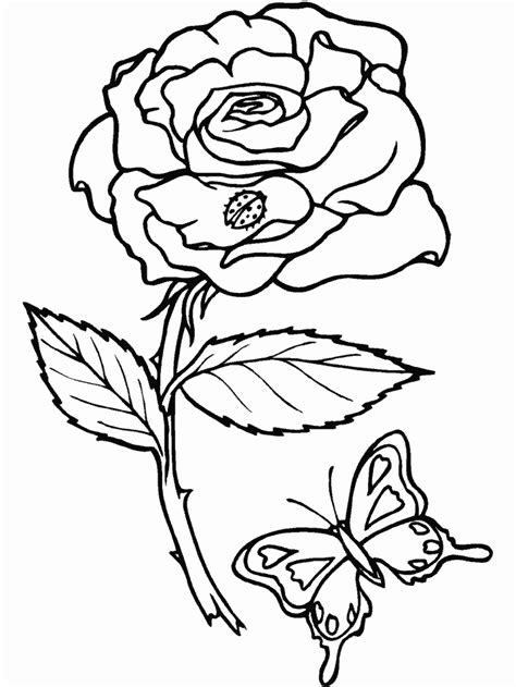 Flowers Coloring Pages - Coloringpages1001.com