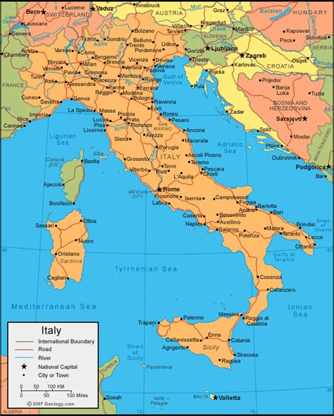 Italy Provinces Map