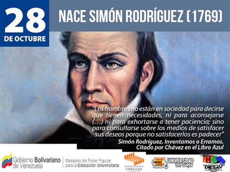 28 De Octubre Nace Simón Rodríguez 1769