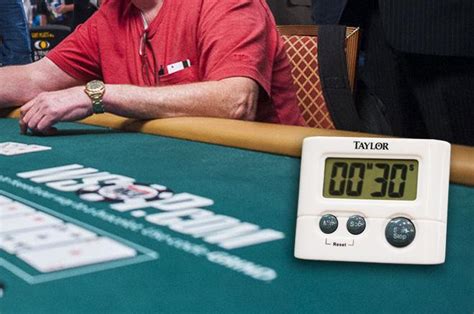 Wsop Introduces Big Blind Ante And Shot Clock For All High