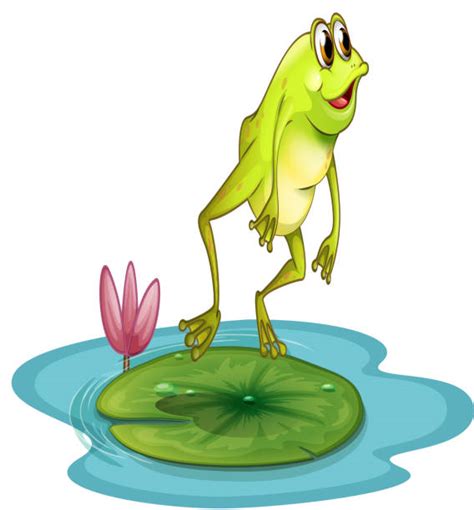 Royalty Free Frog Leaping Clip Art Vector Images And Illustrations Istock