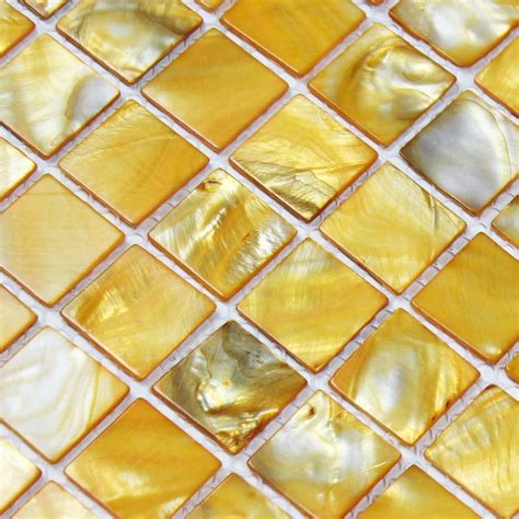 Find your yellow mosaic tile easily amongst the 52 products from the leading brands (sicis, bisazza, pietre di rapolano,.) on archiexpo, the architecture and design specialist for your professional purchases. shell tiles 100% yellow seashell mosaic mother of pearl ...