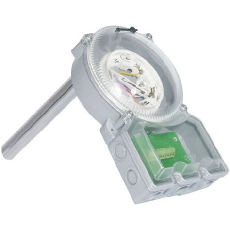 Smoke detector for ceiling mounting. Tyco DPK6 Duct Probe with Continuity Base