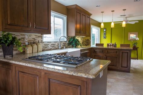 Lime Green Accent Walls For The Kitchen
