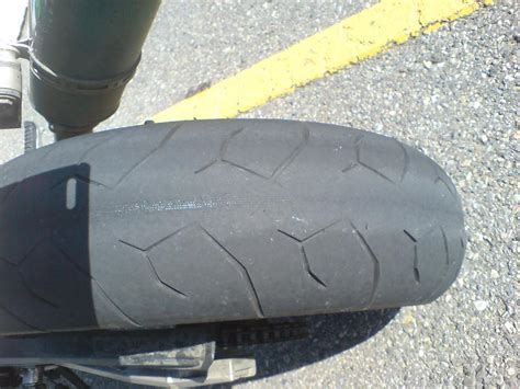 It is not a sign that you have bad suspension parts. uneven fast tire wear - KawiForums - Kawasaki Motorcycle ...