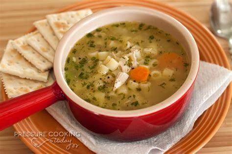 I like to freeze leftovers, so i have it on hand when i need it. Pressure Cooker Chicken Noodle Soup Recipe | Barbara Bakes