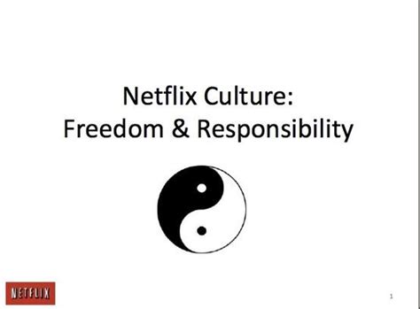 Netflix Culture:Freedom & Responsibility | Company culture, Corporate culture, Culture