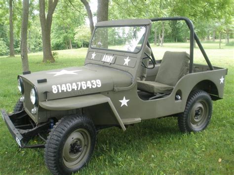 1950 Willys 1950 Jeep Cj3a Militray Style For Sale