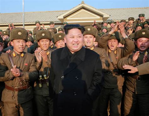 North Korean Leader Kim Jong Un Inspects A Sub Unit Under Kpa Unit 1344