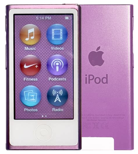 Refurbished Apple Ipod Nano 7th Generation 16gb Purple Md479lla A1446