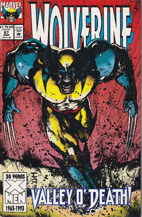 Wolverine 67 March 1993 Issue Marvel Comics Grade Vgf Etsy Wolverine Marvel Wolverine