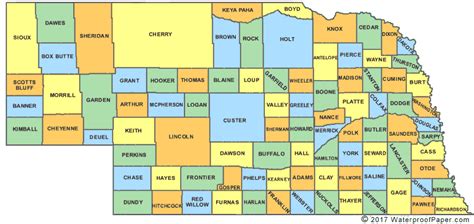 Nebraska Cities And Towns List