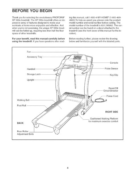 View and download proform xp 590s user manual online. Proform Xp 590S Review : Before You Begin Review Proform Xp 590s Treadmill Canadian English ...
