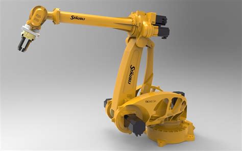 3d Industrial Robot Arm Turbosquid 1198705