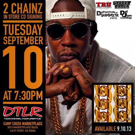 Atl Event 2 Chainz In Store Cd Signing At Camp Creek Market Places