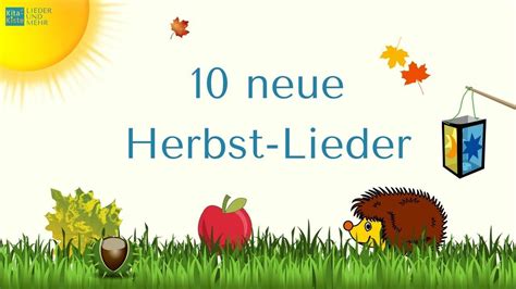 "ZEHN HERBSTLIEDER" (Kita-Kiste) | Vorschullieder, Herbstlieder kinder