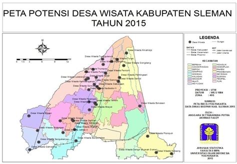 Peta Administrasi Kabupaten Sleman Peta Kabupaten Bantul Peta